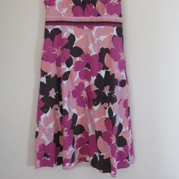 Croft & Barrow Sleeveless Dress | Pink Floral - Picture 3 of 11